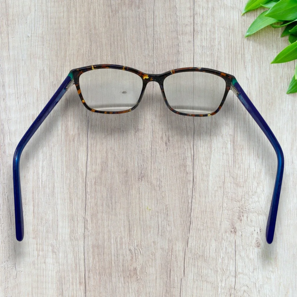 Gwen Stefani x gx Studio Eyeglasses Frames Only GS05 Navy/Green/Tort 54-16-135mm